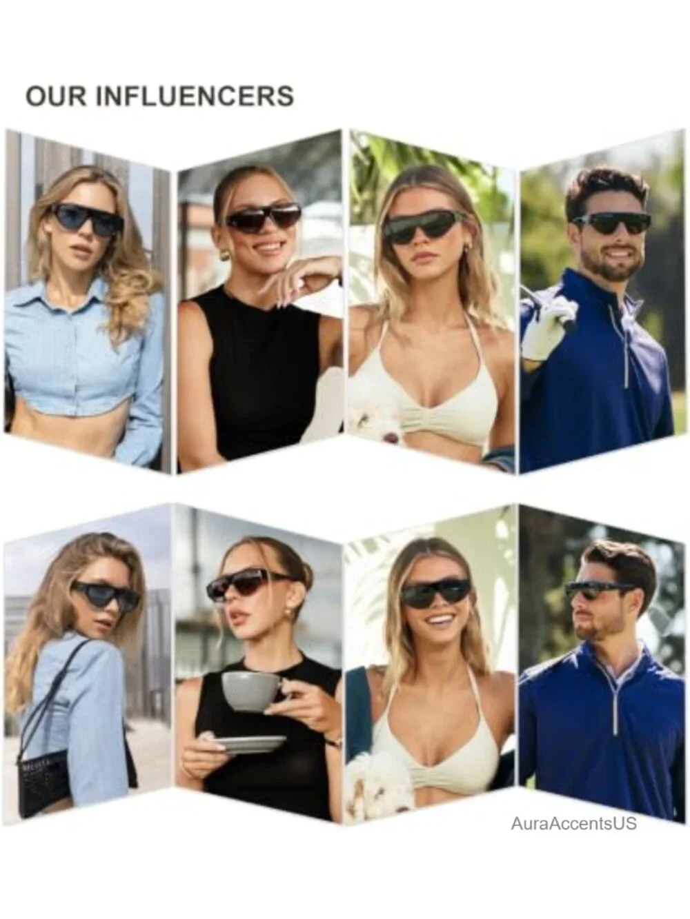 Oversized Polarized Aviator Sunglasses Retro 80s 90s UV400